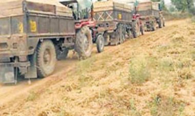 खनन माफिया:अवैध खनन राेकने के लिए बजरी वाहनाें का समय निर्धारित करने की तैयारी में खान विभाग