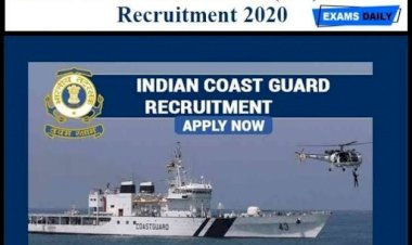Indian Coast Guard Navik Recruitment 2020: नाविक के 50 पदों पर आवेदन शुरू 7 दिसंबर तक है मौका