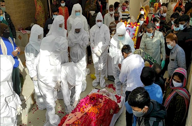 माहेश्वरी का निधन: कोविड प्रोटोकॉल के तहत माहेश्वरी का अंतिम संस्कार किया जायेगा