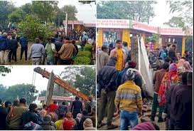 श्मशान घाट बना श्मशान:श्मशान में छत गिरने से 23 की मौत करीब 24 लोग घायल