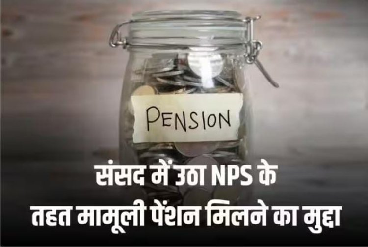 संसद में उठा एनपीएस के तहत मामूली पेंशन मिलने का मामला