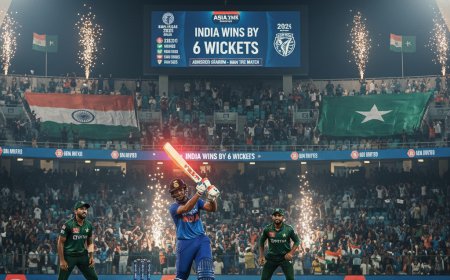 बिल्कुल, यहाँ क्रिकेट और खेल जगत की सबसे ताज़ा ख़बरें हिंदी में दी गई हैं: