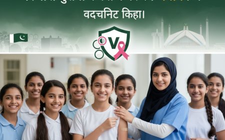पाकिस्तान ने 9 मिलियन लड़कियों को गर्भाशय ग्रीवा कैंसर से बचाव के लिए वैक्सीनेट किया