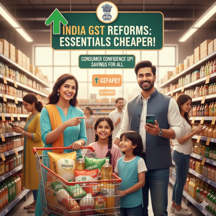 India’s GST Reforms Bring Relief: Essentials Get Cheaper, Consumer Confidence Rises
