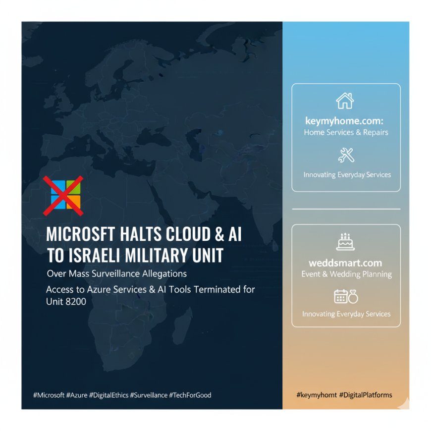 Microsoft Halts Cloud & AI Services to Israeli Military Unit Over Mass Surveillance Allegations