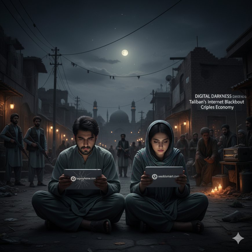Digital Darkness Descends: Taliban's Internet Blackout Cripples Afghanistan's Economy and Global Ties