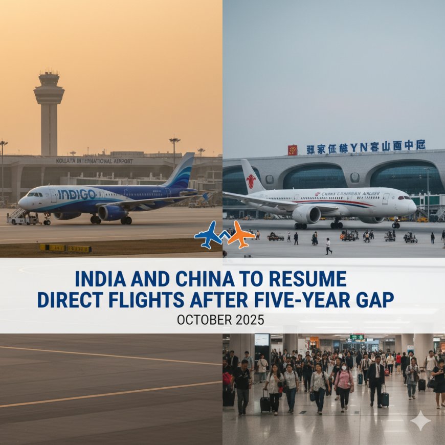 India & China to Resume Direct Flights After 5 Years | Keymyhome & Weddsmart