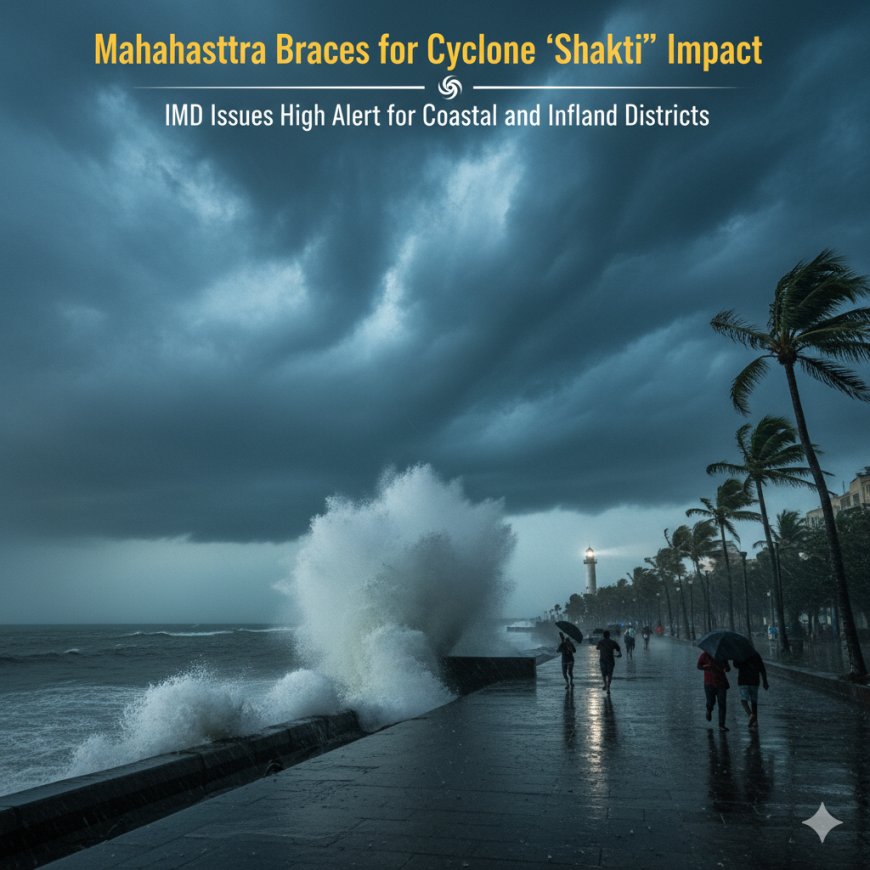 Maharashtra Braces for Cyclone 'Shakhti' Impact: IMD Issues High Alert for Coastal and Inland Districts