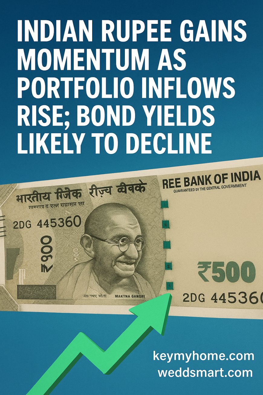 Indian Rupee Gains Momentum as Portfolio Inflows Rise; Bond Yields Likely to Decline