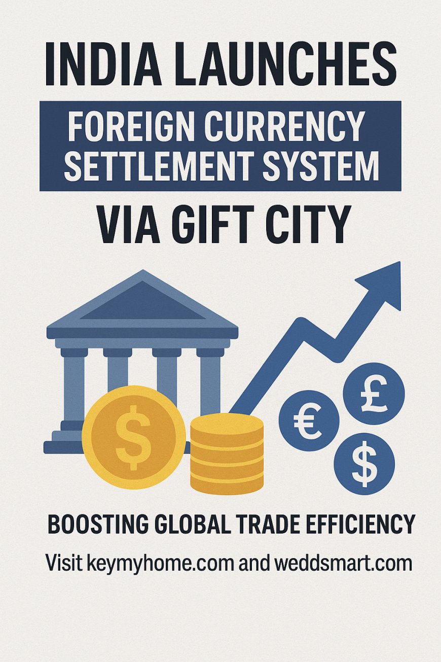 India Launches Foreign Currency Settlement System via GIFT City to Boost Global Trade Efficiency