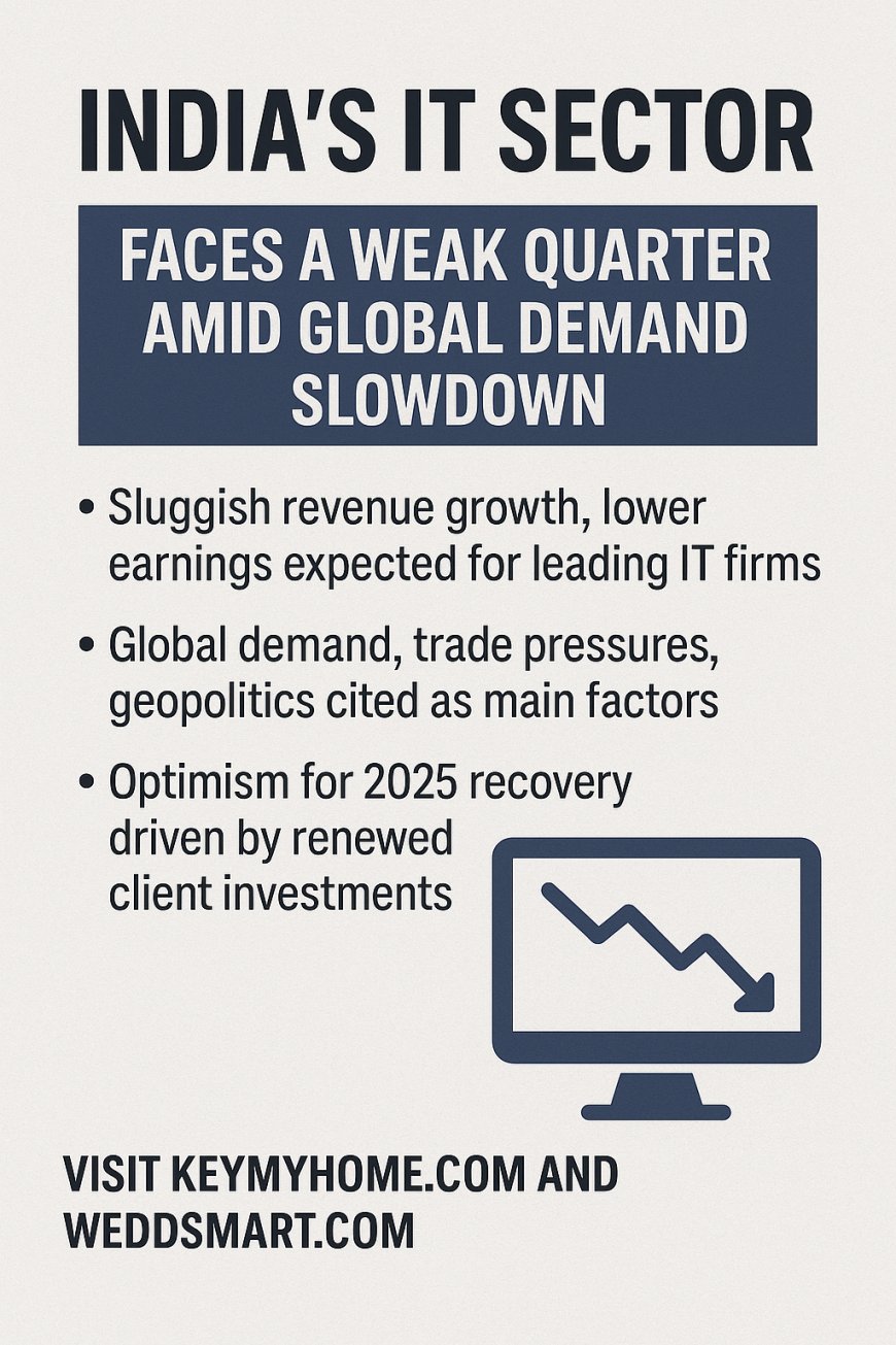 India’s IT Sector Faces a Weak Quarter Amid Global Demand Slowdown