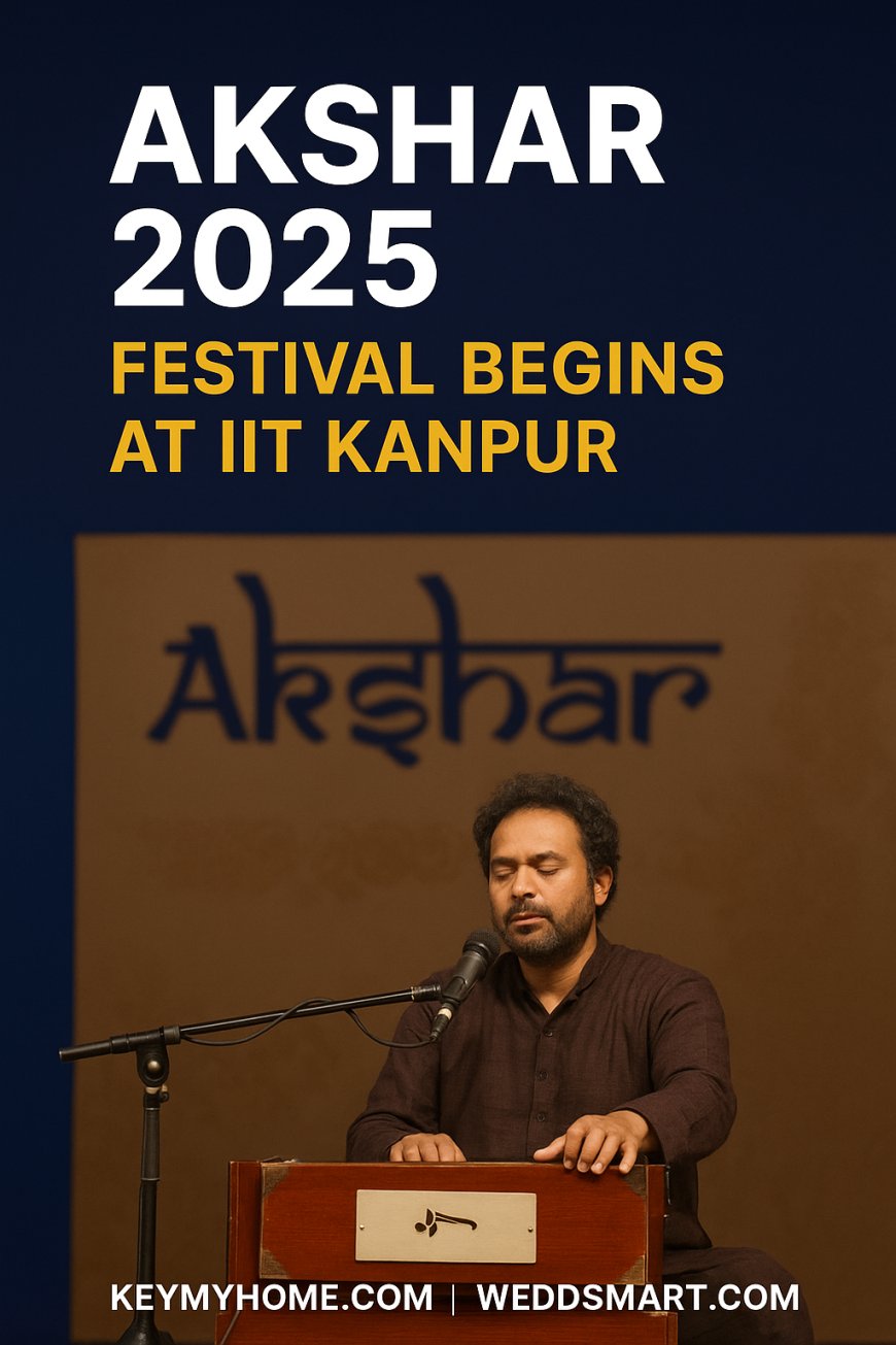 “Akshar 2025” Festival Sparks Literary & Cultural Renaissance at IIT Kanpur