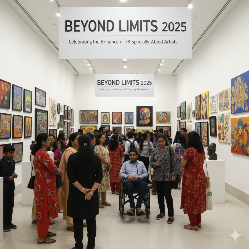 Beyond Limits 2025’: Delhi Art Exhibition Showcases the Brilliance of 78 Specially-Abled Artists