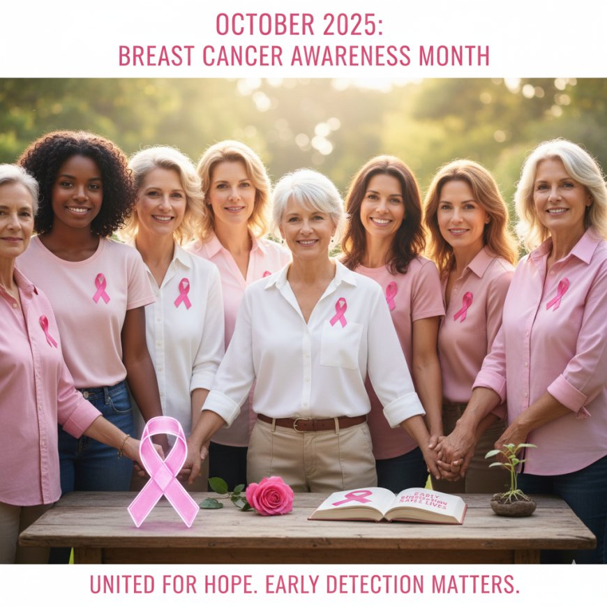 ???? October 2025: Global Observance of Breast Cancer Awareness Month Promotes Early Detection and Hope