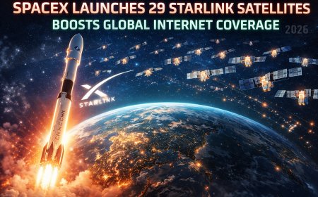 SpaceX Launches 29 More Starlink Satellites, Expanding Global Internet Coverage
