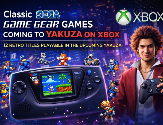 Classic SEGA Game Gear Titles Return in Upcoming Yakuza Game on Xbox