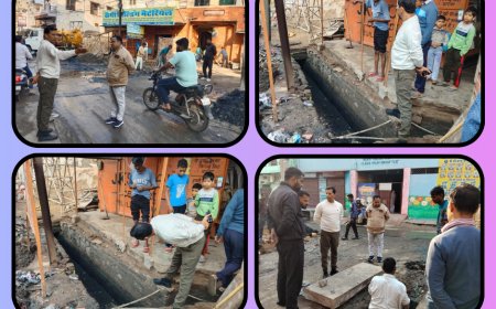 नाली व्यवस्था पर सख़्त नज़र, शहर हित में त्वरित पहल