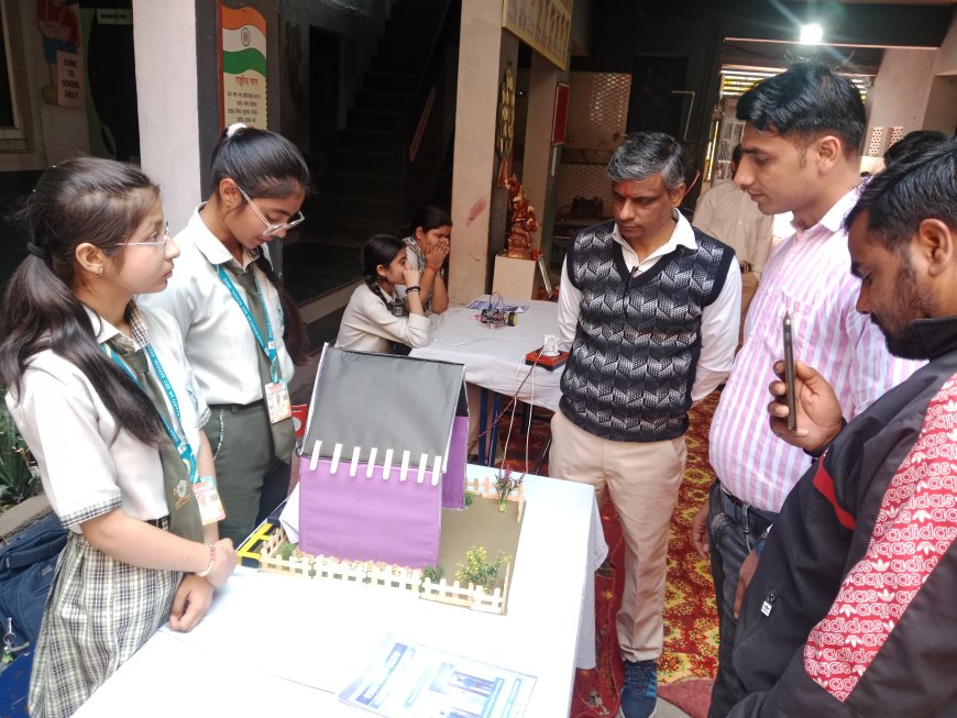 प्रेम भारती स्कूल, डीग में विद्यार्थियों ने बनाए रोबोट, प्रदर्शनी में दिखाया हुनर