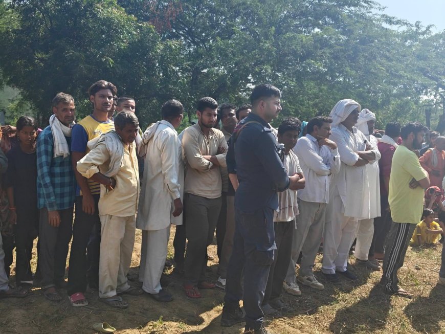 जिला डीग के जनूथर थाना क्षेत्र के बडेसरा गांव में मंगलवार सुबह 13 साल के जुड़वां भाइयों की मौत